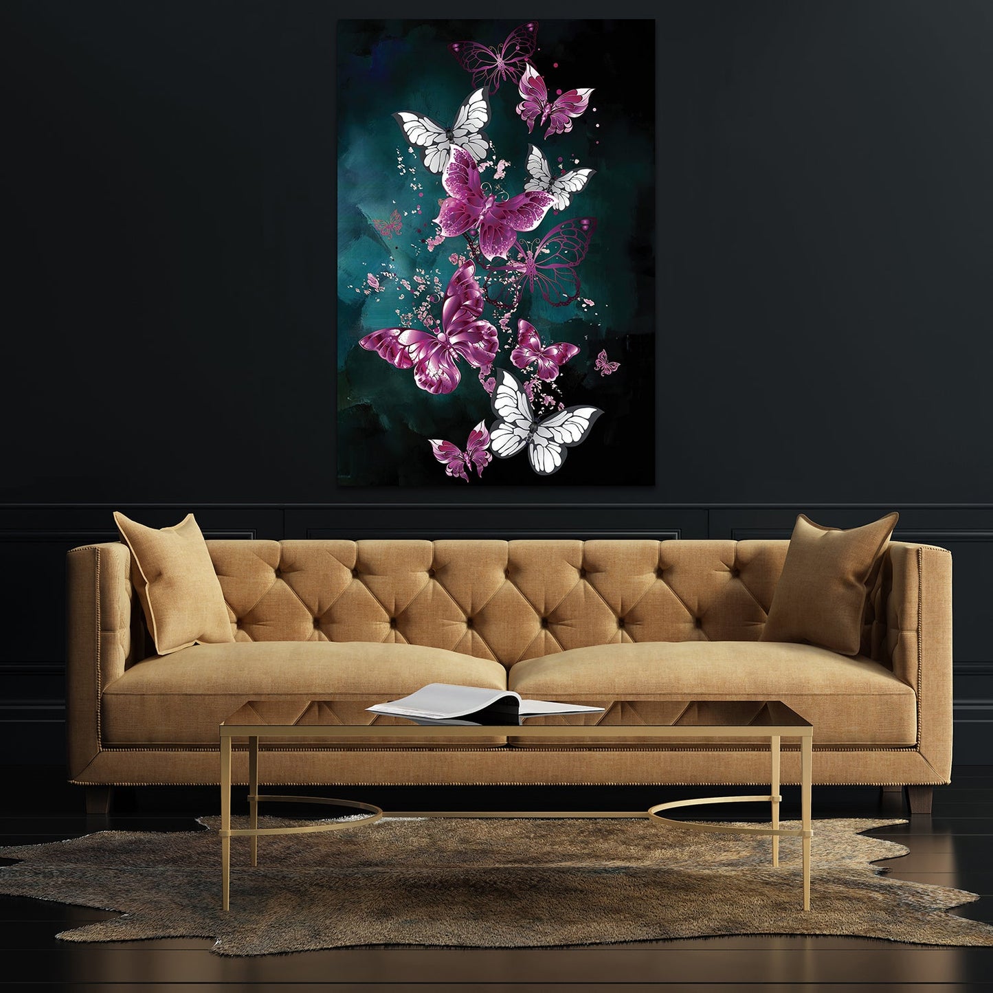 FAIRY Butterfly Modern Wall Art