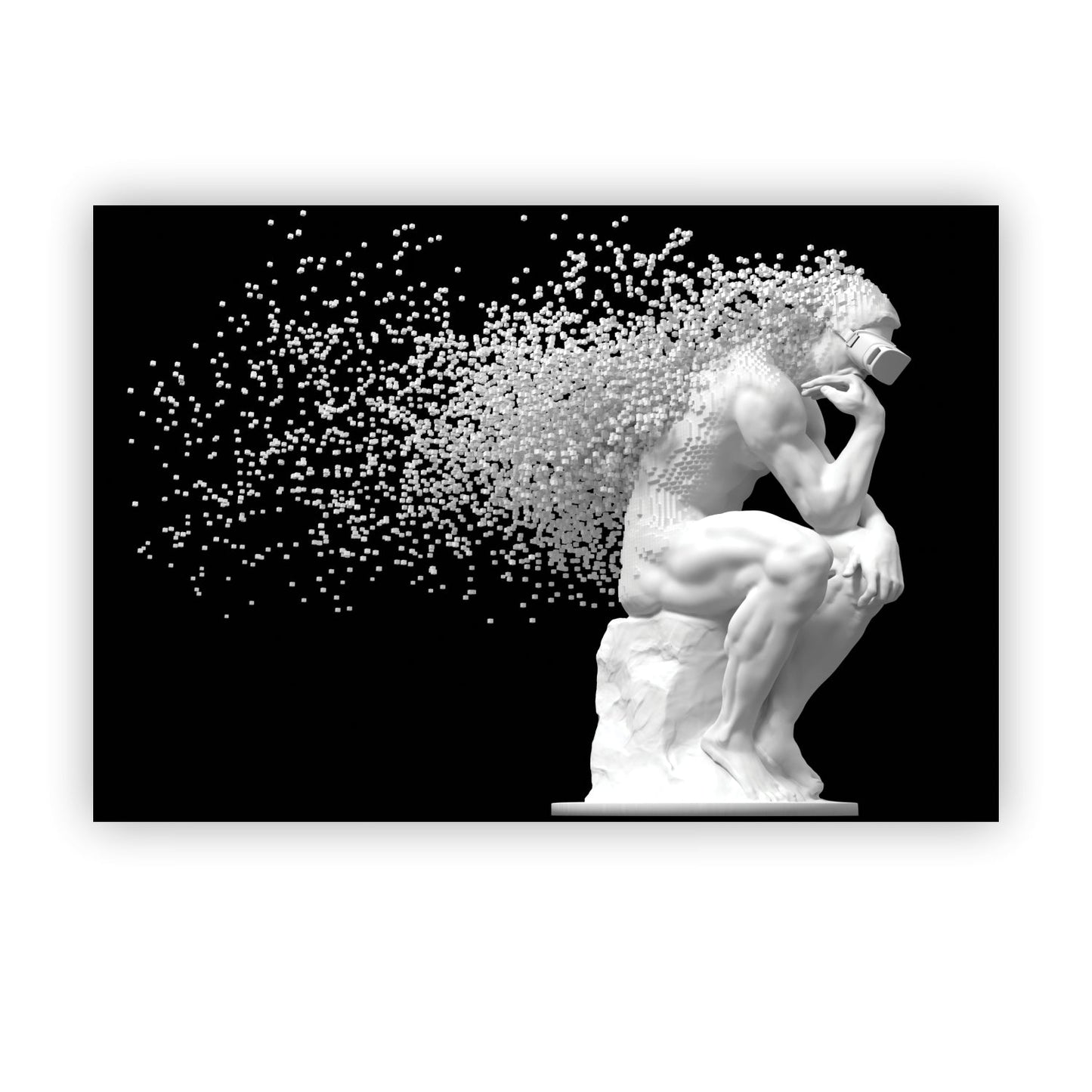 HOMME Thinking Man Modern Wall Art