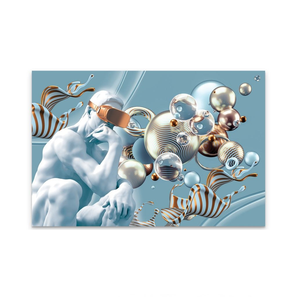 ECHO Abstract Symphony Spheres Modern Wall Art