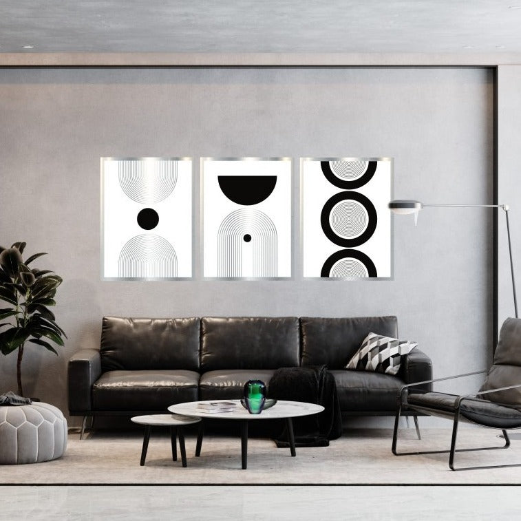 APOLO 3D Modern Design Acrylic Mirror Prints