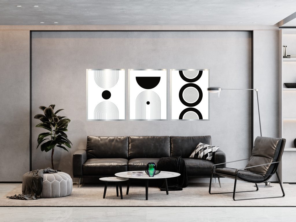 APOLO 3D Modern Design Acrylic Mirror Prints