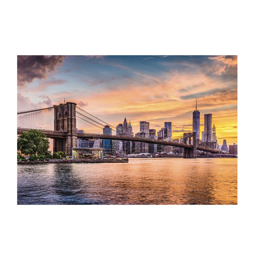 BROOKLYN  New York City Skyline Modern Wall Art