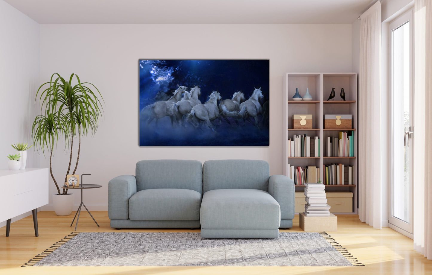 EQUINE Horse Running Modern Wall Art