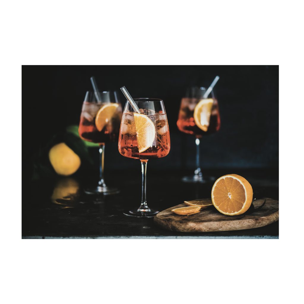 APEROL Cocktail Drink Modern Wall Art