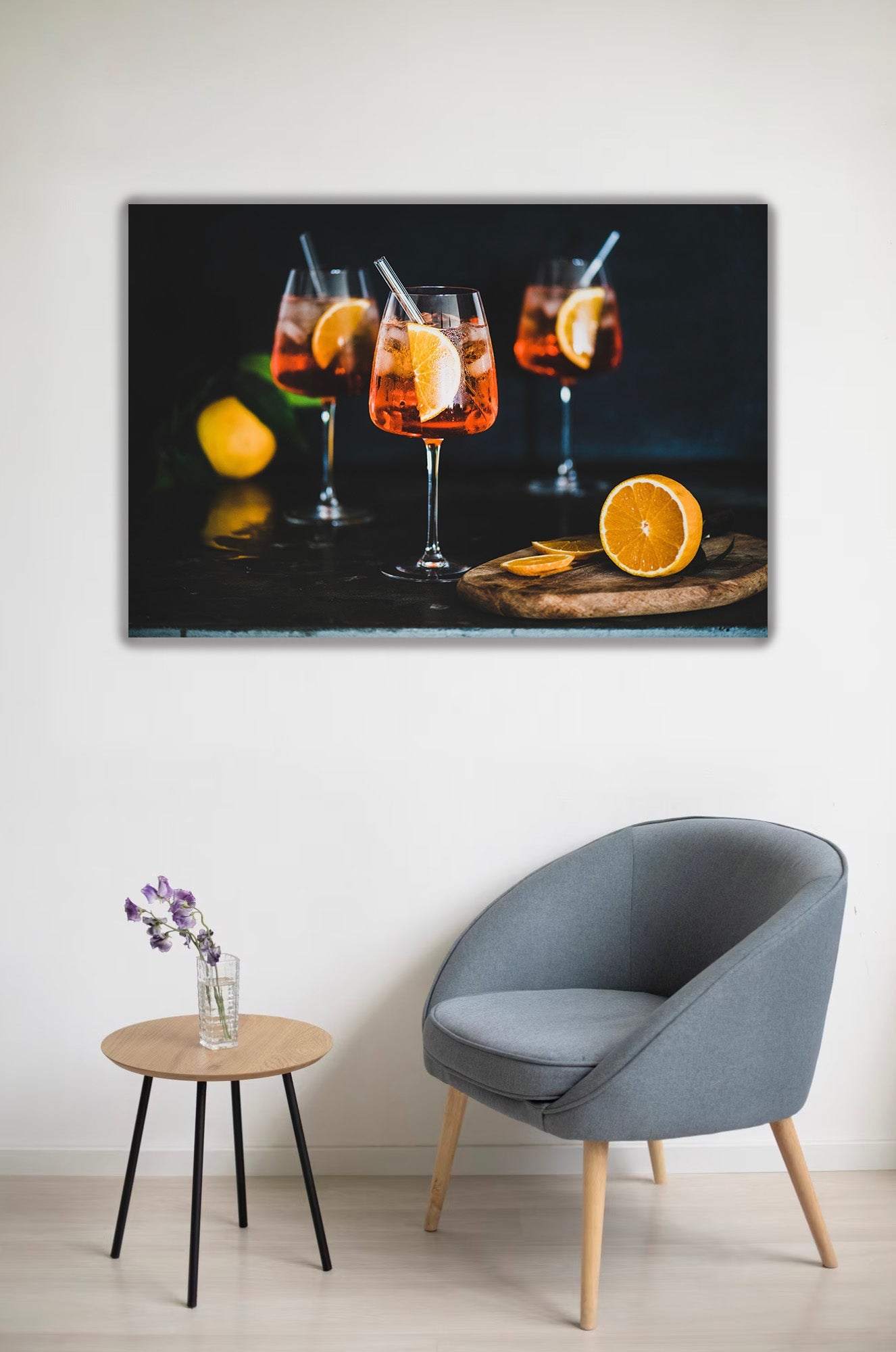 APEROL Cocktail Drink Modern Wall Art