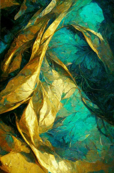 NOUVA Elegant Floral Art Nouveau Wall Art