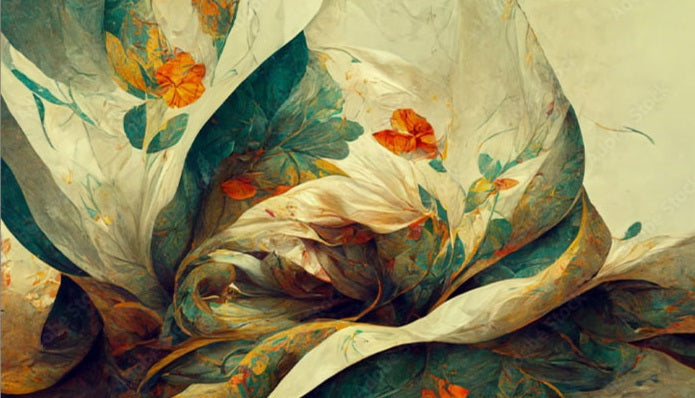 POPPY Nature Floral Modern Wall Art