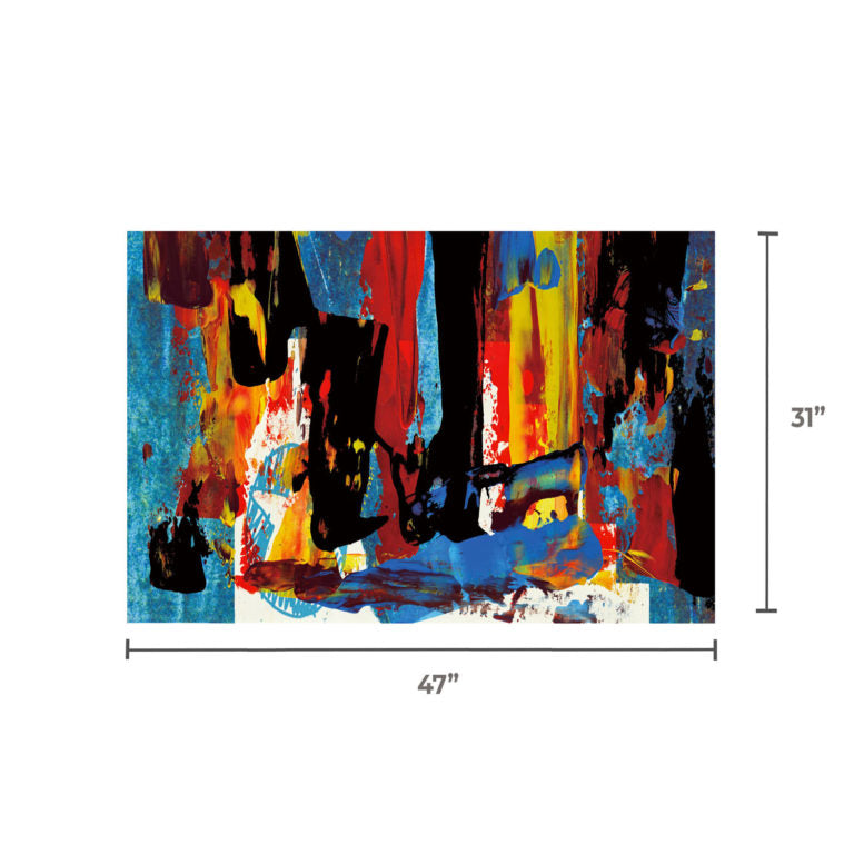 CRUZ Abstract Paint Wall Art Print
