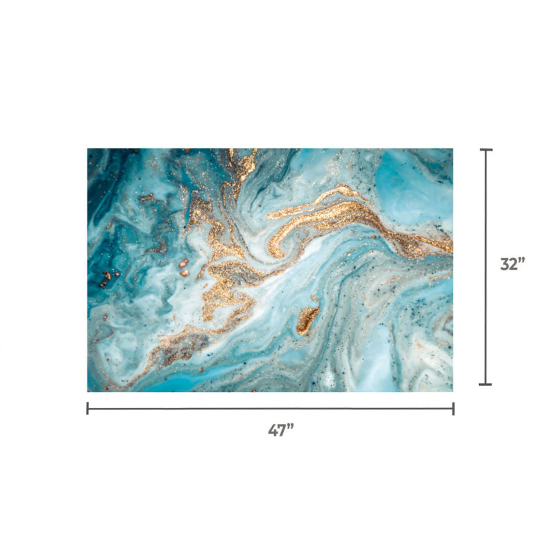 GALAXY Blue Milky Way Wall Art Print