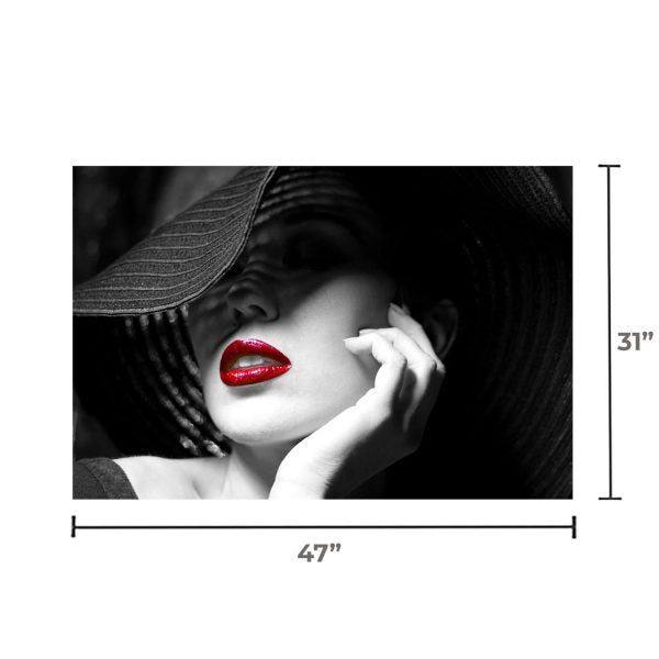 RETRO Lady Portrait Modern Wall Art
