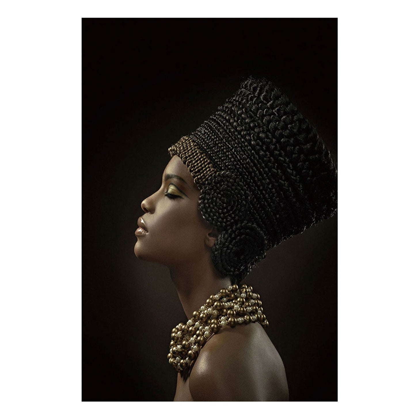 BLAISE Lady Facing Sideways Wall Art Print