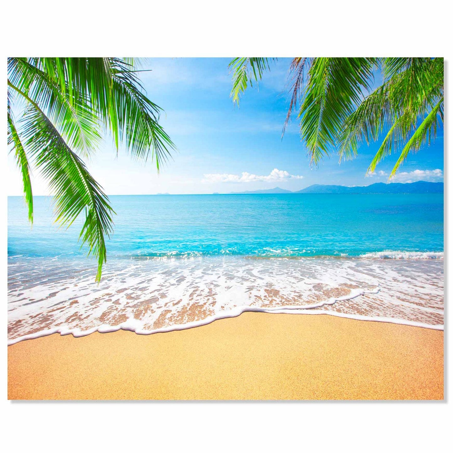 TROPICAL Seaside SerenityModern Wall Art