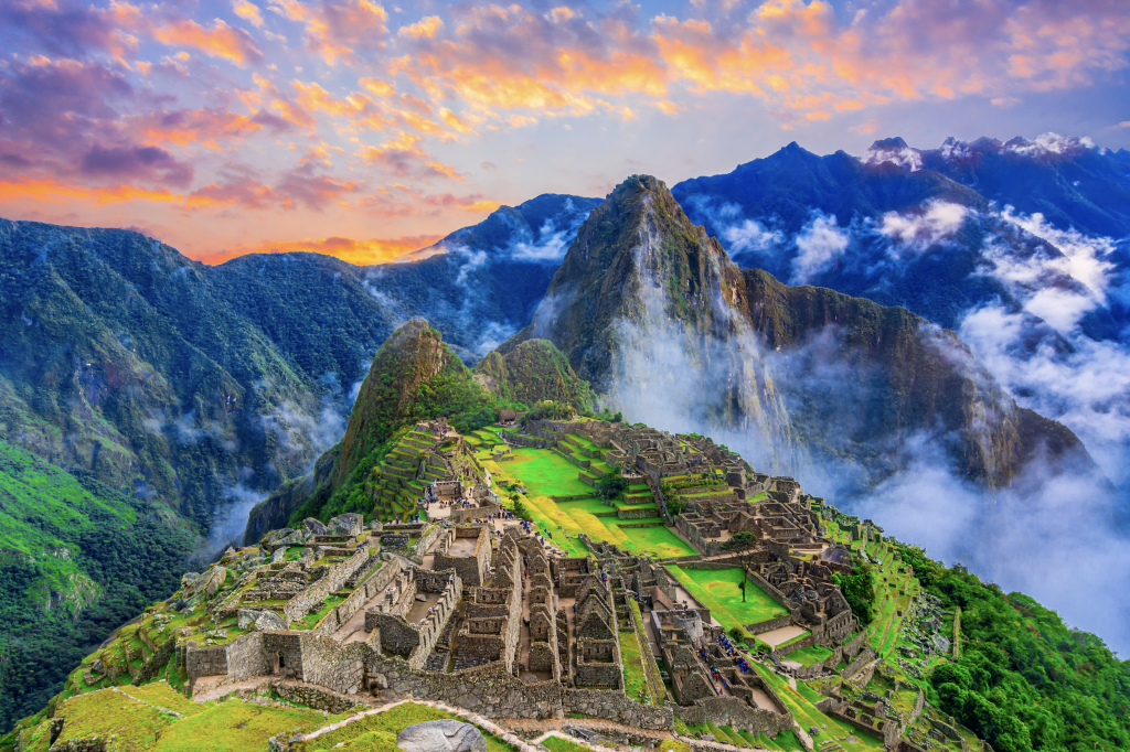 INCA Landscape Terraces Modern Wall Art