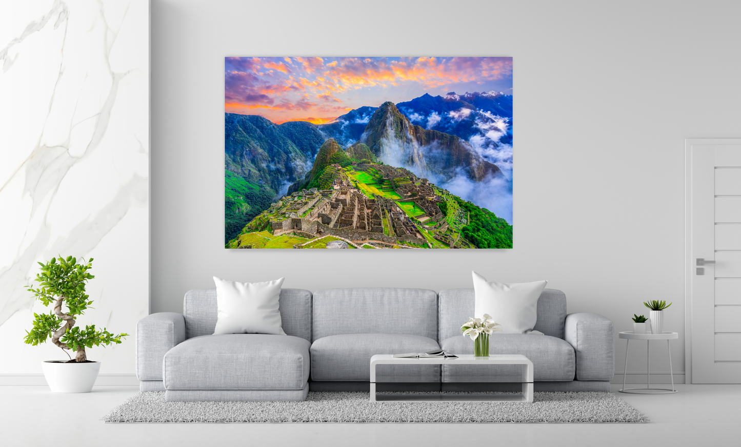INCA Landscape Terraces Modern Wall Art