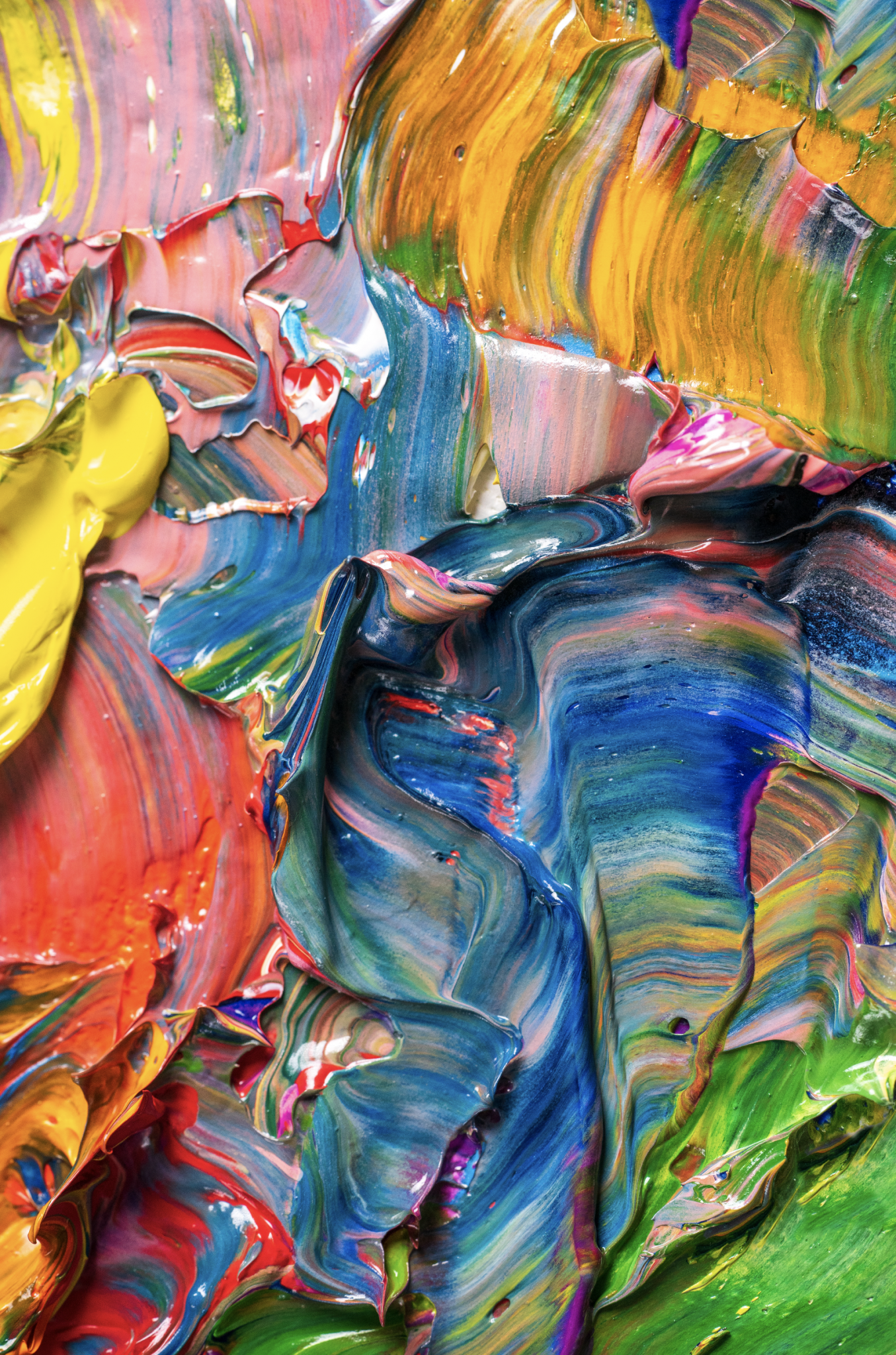 DAZZLING Vivid Color Array Modern Wall Art