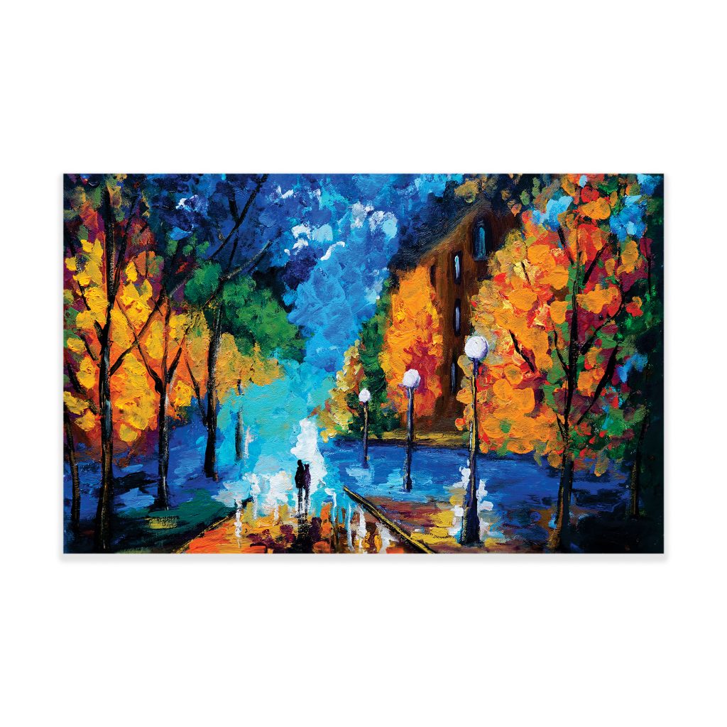 DATING TONIGHT HD Print of an Oil Painting Modern Wall Art