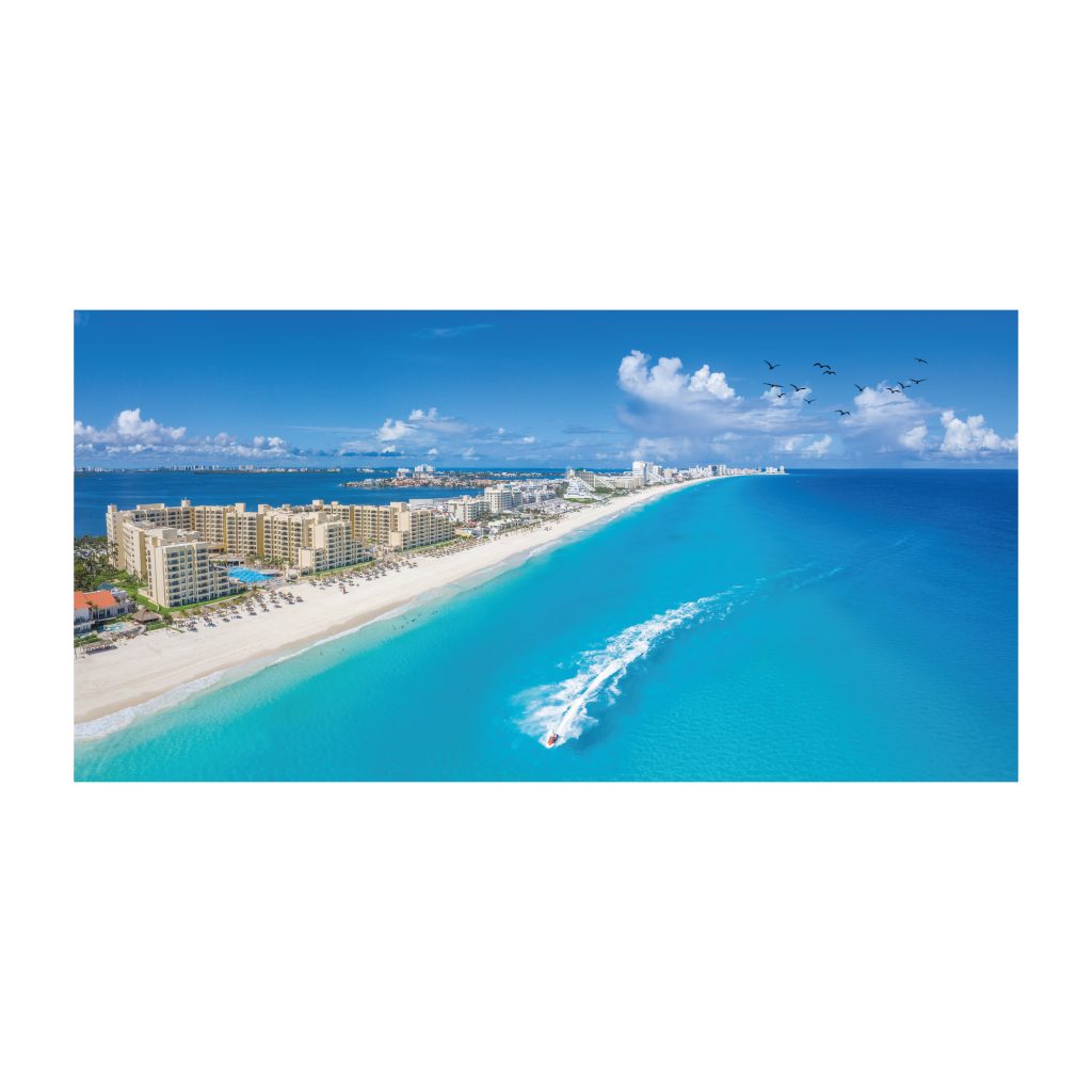 RIPPLE Cancun Landscape View Wall Art Print