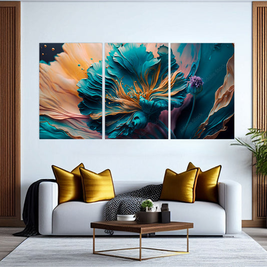 HERA Abstract Fractal Modern Wall Art