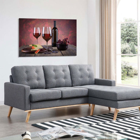 JOSS Wine & Cheese Wall Art Print