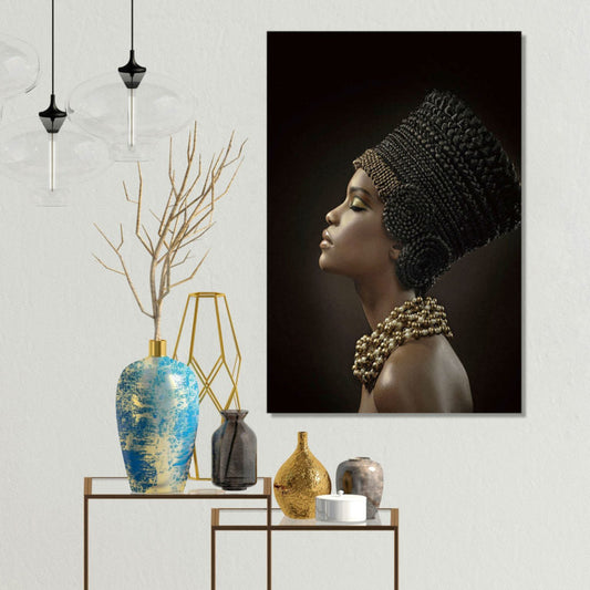 BLAISE Lady Facing Sideways Wall Art Print