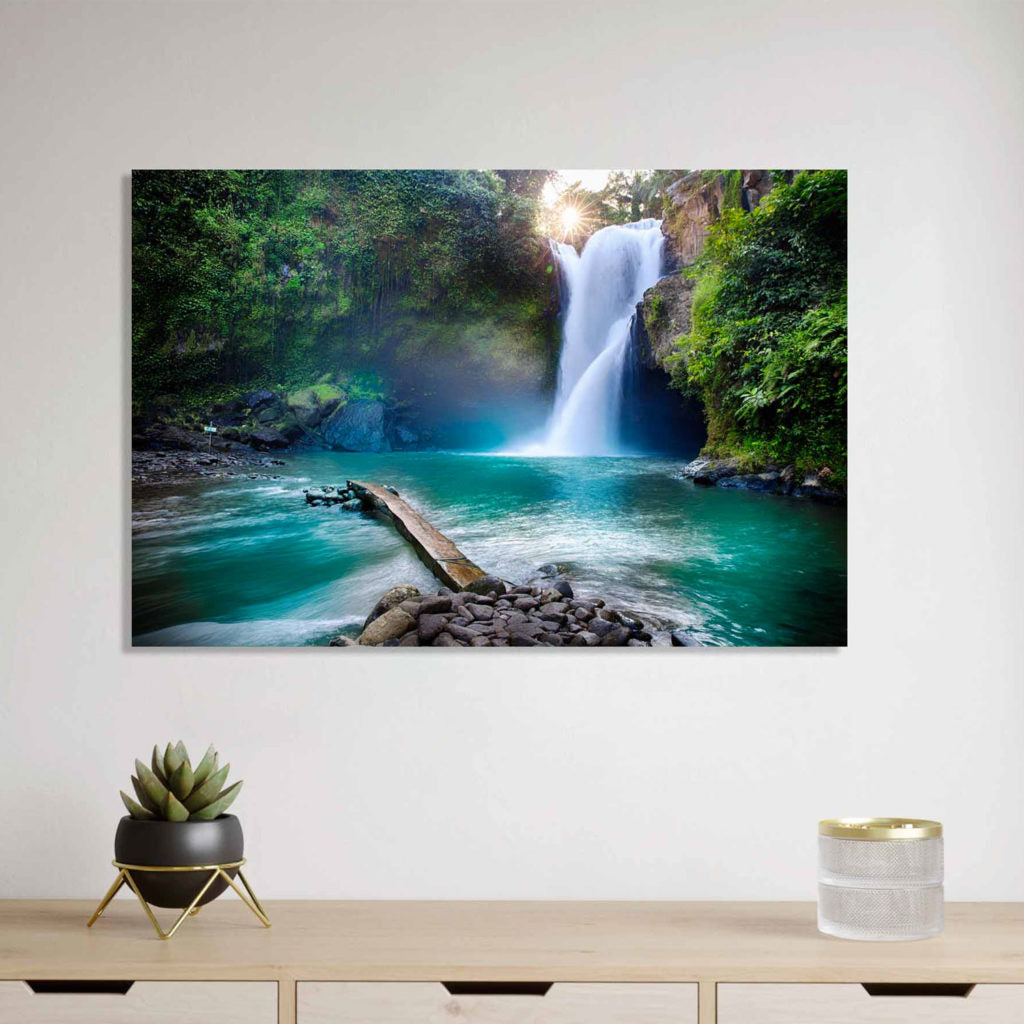 CASCADE Tranquil Waterfall Modern Wall Art