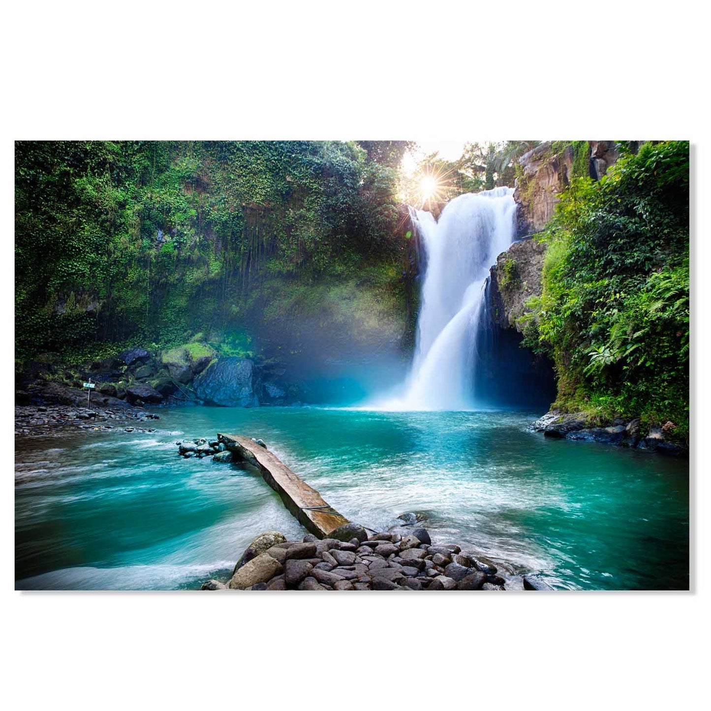 CASCADE Tranquil Waterfall Modern Wall Art