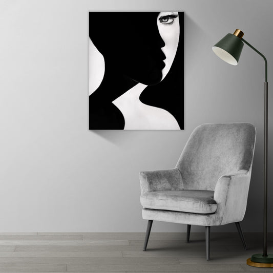 NOIR Glowing Silhouette Modern Wall Art