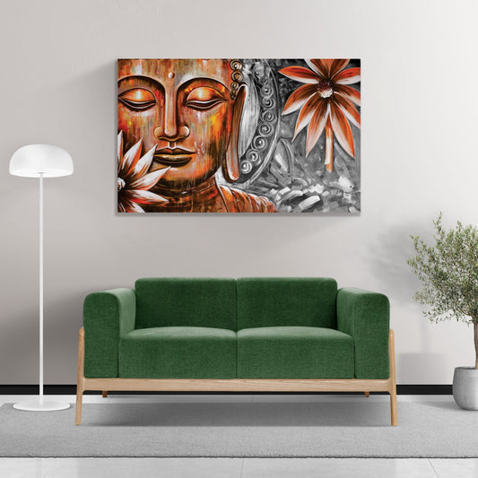 ZEN Serene Buddha Modern Wall Art